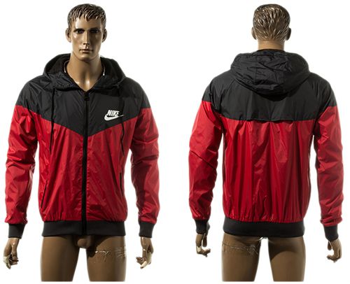 Nike Soccer Jackets Red Black