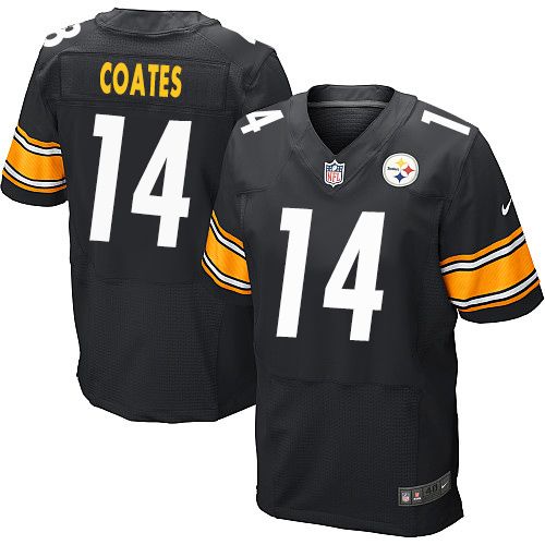 Nike Steelers #14 Sammie Coates Black Team Color Men's