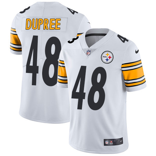 Nike Steelers #48 Bud Dupree White Youth Stitched NFL Vapor Untouchable Limite