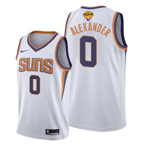 Nike Suns #0 Ty-Shon Alexander Men's 2021 NBA Finals Bound Swingman Association Edition Jersey White