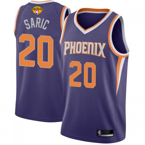 Nike Suns #20 Dario Saric Men's 2021 NBA Finals Bound Swingman Icon Edition Jersey Purple