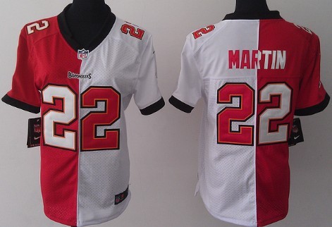 Nike Tampa Bay Buccaneers #22 Doug Martin Red_White Two Tone Womens Jersey