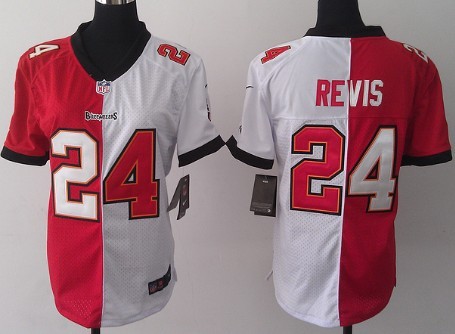 Nike Tampa Bay Buccaneers #24 Darrelle Revis_And White Two Tone Womens Jersey