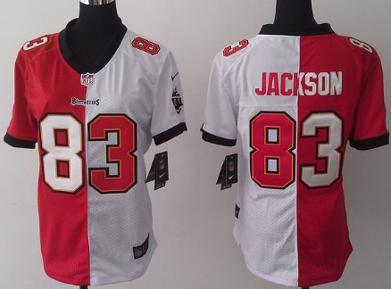 Nike Tampa Bay Buccaneers #83 Vincent Jackson_And White Two Tone Womens Jersey