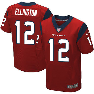 Nike Texans #12 Bruce Ellington Red Alternate Men's Stitched NFL Elite Jersey