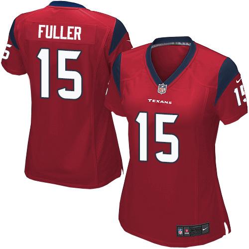 Nike Texans #15 Will Fuller Red Alternate Women's Stitched NFL Elite Jersey