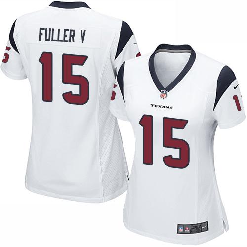 Nike Texans #15 Will Fuller V White Women's Stitched NFL Elite Jersey
