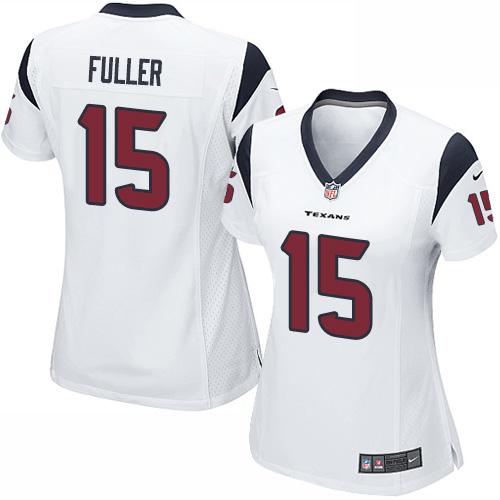 Nike Texans #15 Will Fuller White Women's Stitched NFL Elite Jersey