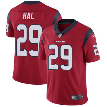 Nike Texans #29 Andre Hal Red Alternate Men's Stitched NFL Vapor Untouchable Limited Jersey