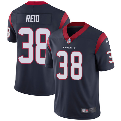 Nike Texans #38 Justin Reid Navy Blue Team Color Men's Stitched NFL Vapor Untouchable Limited Jersey