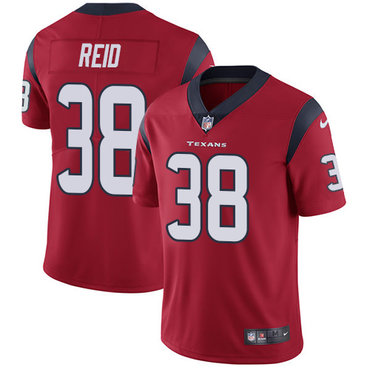 Nike Texans #38 Justin Reid Red Alternate Men's Stitched NFL Vapor Untouchable Limited Jersey