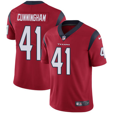 Nike Texans #41 Zach Cunningham Red Alternate Youth Stitched NFL Vapor Untouchable Limited Jersey