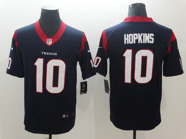 Nike Texans 10 DeAndre Hopkins Navy Vapor Untouchable Limited Jersey