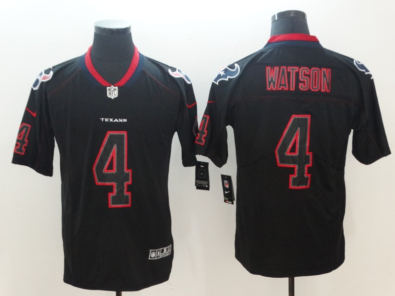 Nike Texans 4 Deshaun Watson Black Shadow Legend Limited Jersey