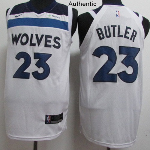 Nike Timberwolves #23 Jimmy Butler White NBA Authentic Association Edition Jersey