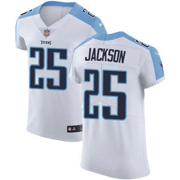 Nike Titans #25 Adoree' Jackson White Men's Stitched NFL Vapor Untouchable Elite Jersey