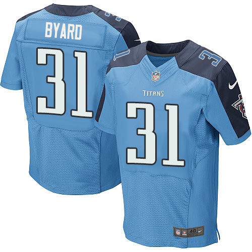Nike Titans #31 Kevin Byard Light Blue Team Color Men's Stitched NFL Elite Jersey