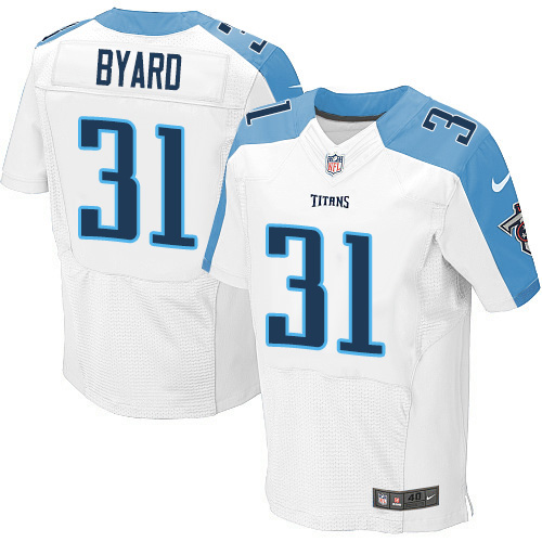 Nike Titans #31 Kevin Byard White Men's Stitched NFL Elite Jersey