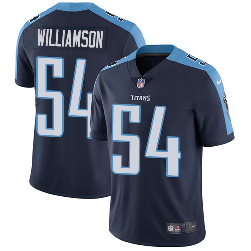 Nike Titans #54 Avery Williamson Navy Blue Alternate Youth Stitched NFL Vapor Untouchable Limited Jersey