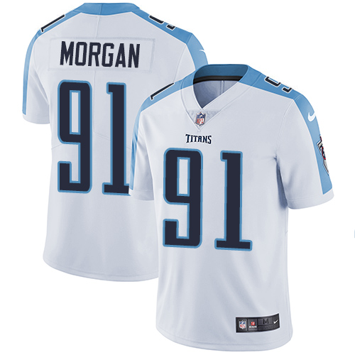 Nike Titans #91 Derrick Morgan White Youth Stitched NFL Vapor Untouchable Limited Jersey