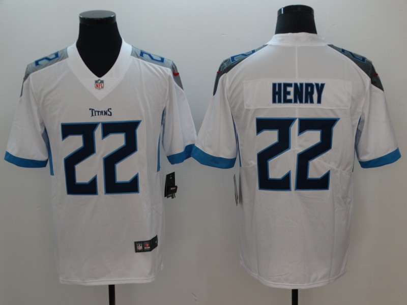 Nike Titans 22 Derrick Henry White Youth New Vapor Untouchable Player Limited Jersey