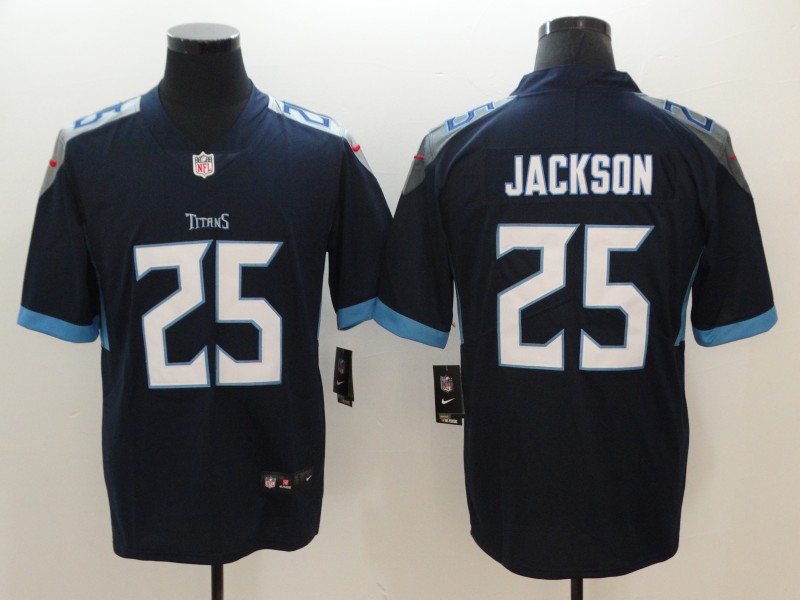 Nike Titans 25 Adoree' Jackson Navy Vapor Untouchable Limited Jersey