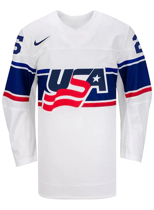 Nike USA Hockey Alex Carpenter Home Jersey