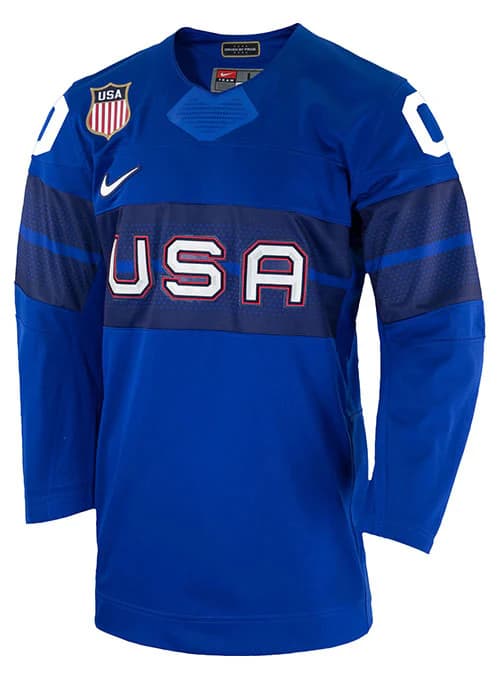 Nike USA Hockey Alternate 2022 Olympic Personalized Jersey
