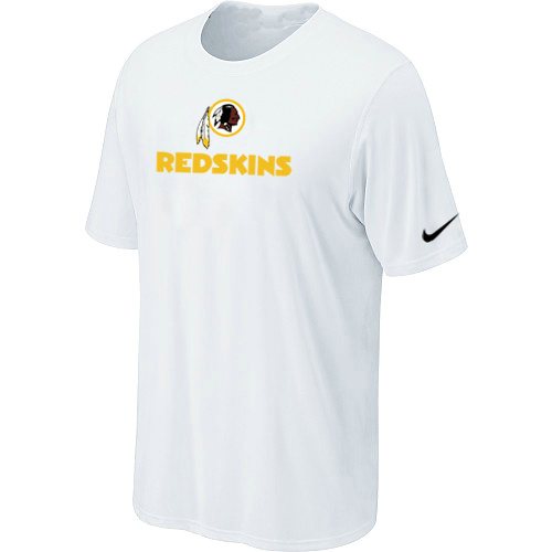 NEW NFL WaShington Redskins Authentic Logo T-Shirt White