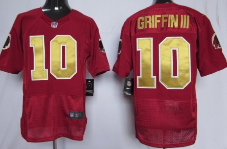 Nike Washington Redskins #10 Robert Griffin III Red Elite Style Jersey