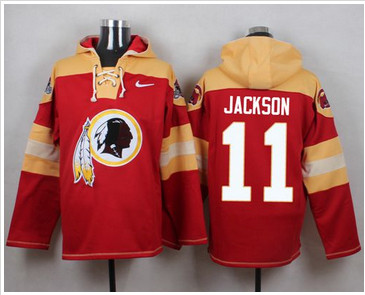 Nike Washington Redskins #11 DeSean Jackson Burgundy Red Player Pullover NFL Hoodie