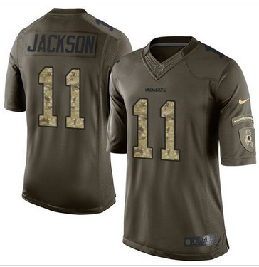 Nike Washington Redskins #11 DeSean Jackson Green Men's Stitched NFL Limited Salute to Service Jersey