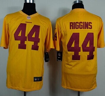Nike Washington Redskins #44 John Riggins Gold NFL Game Jersey