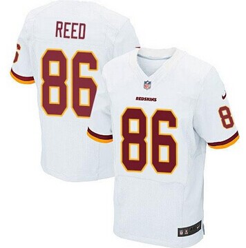 Nike Washington Redskins #86 Jordan Reed White NFL Elite Jersey