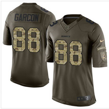 Nike Washington Redskins #88 Pierre Garcon Green Men's Stitched NFL Limited Salute to Service Jersey