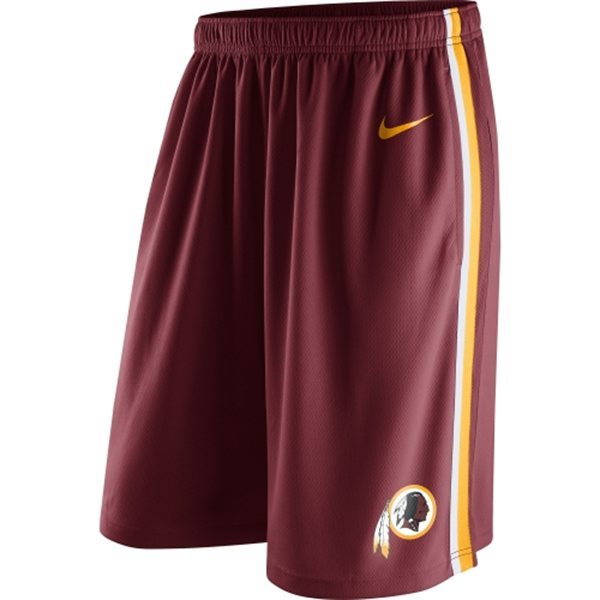 Nike Washington Redskins Burgundy NFL Shorts2