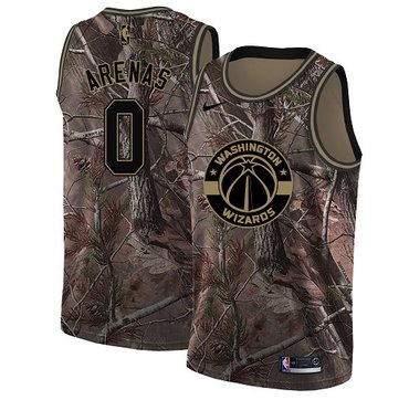 Nike Wizards #0 Gilbert Arenas Camo NBA Swingman Realtree Collection Jersey