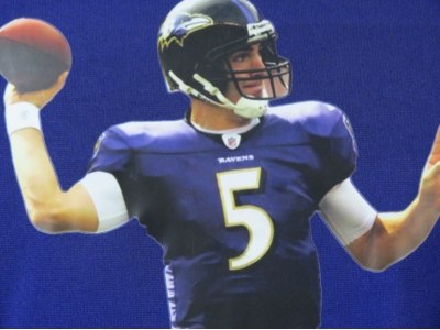 NEW Youth Baltimore Ravens #5 Flacco Purple Jerseys