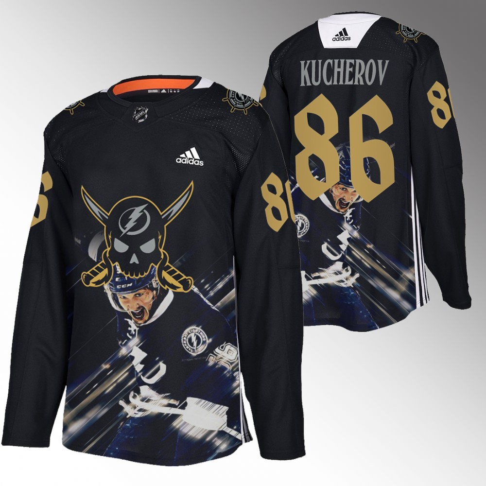 Nikita Kucherov Lightning Stars of Game Jersey Black Special