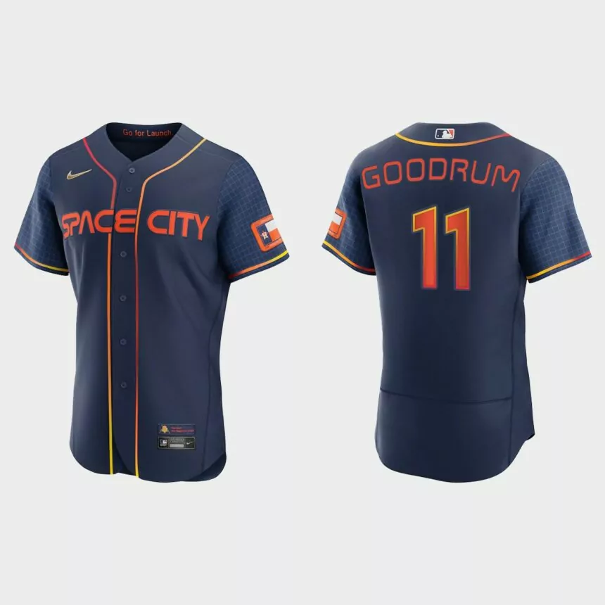 Niko Goodrum Houston Astros 2022 City Connect Authentic Jersey – Navy