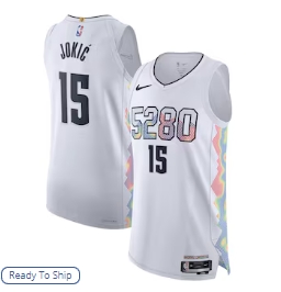 Nikola Jokic Denver Nuggets Nike 2024-25 Authentic Player Jersey - City Edition - White