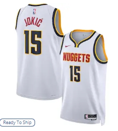 Nikola Jokic Denver Nuggets Nike Unisex Swingman Jersey - Association Edition - White