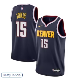 Nikola Jokic Denver Nuggets Nike Youth Swingman Jersey - Icon Edition - Navy