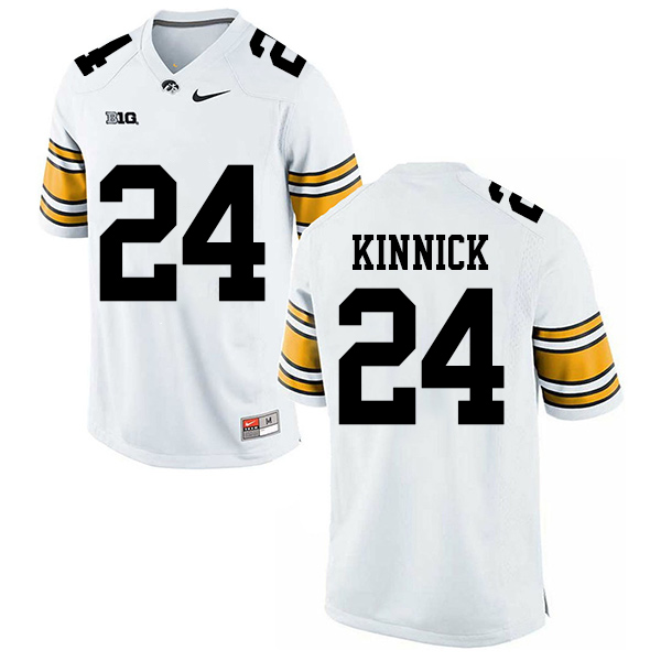 Nile Kinnick Iowa Hawkeyes Men's Jersey - #24 NCAA White Stitched Nike Authentic1