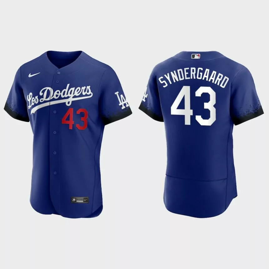 Noah Syndergaard Los Angeles Dodgers City Connect Authentic Jersey – Royal