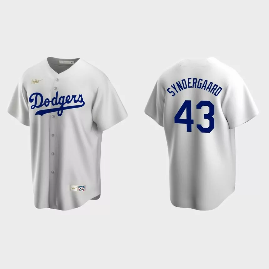 Noah Syndergaard Los Angeles Dodgers Cooperstown Collection Home Jersey – White