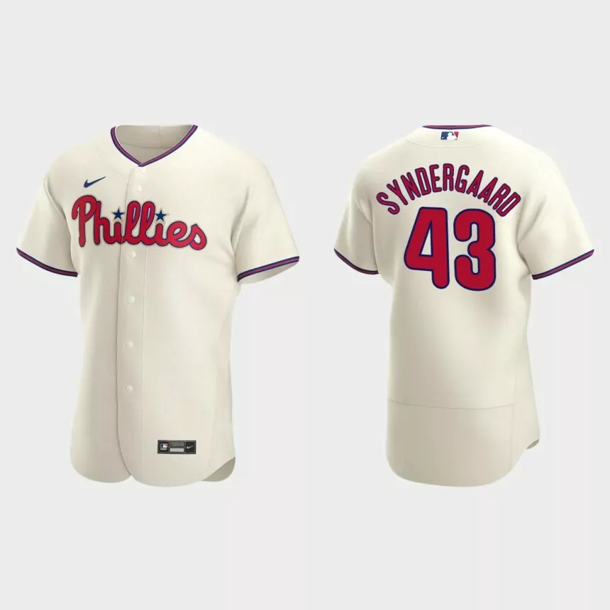 Noah Syndergaard Philadelphia Phillies Authentic Alternate Jersey – Cream