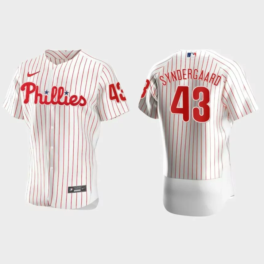 Noah Syndergaard Philadelphia Phillies Authentic Home Jersey – White