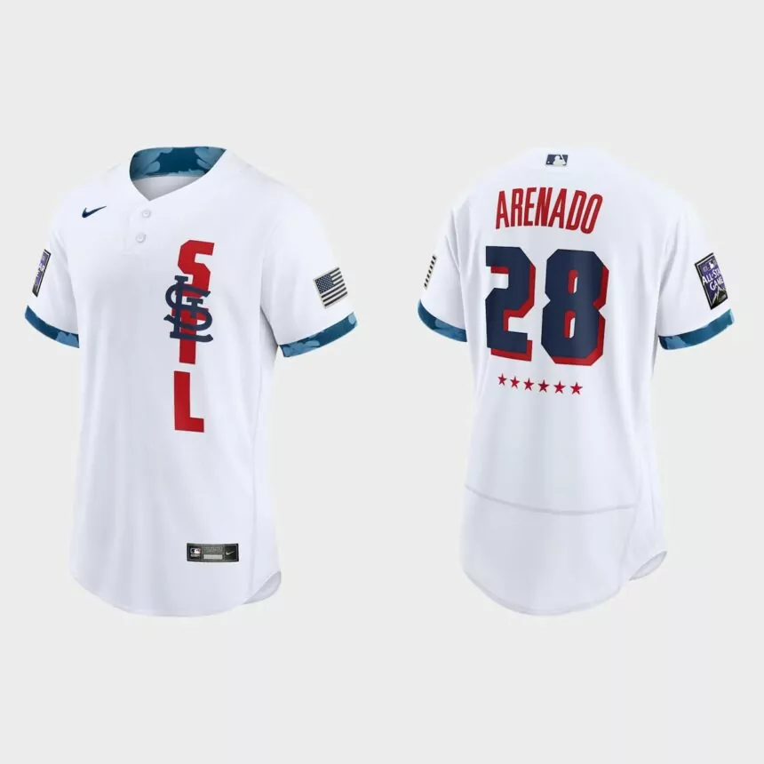 Nolan Arenado St. Louis Cardinals 2021 MLB All-Star Game Authentic Jersey – White