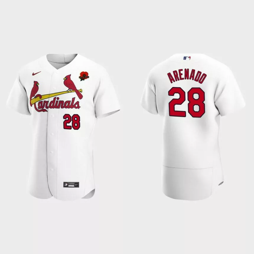 Nolan Arenado St. Louis Cardinals 2021 Memorial Day Authentic Jersey – White
